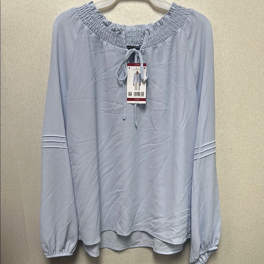 Social Standard by Sanctuary Light Blue Women's Top